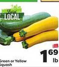 Weis Markets Green or yellow squash offer