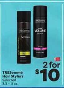 Weis Markets Tresemmé hair stylers offer
