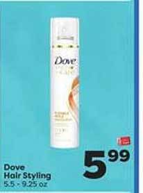 Weis Markets Dove hair styling offer