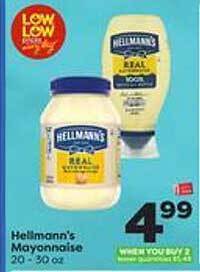 Weis Markets Hellmann's mayonnaise offer