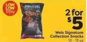 Weis Markets Weis quality collection snacks offer