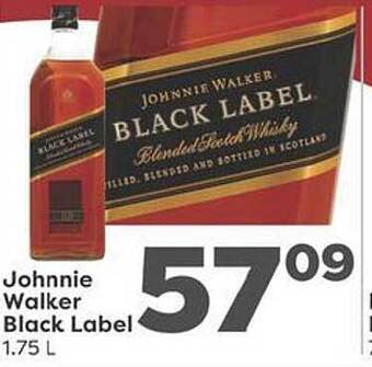 Weis Markets Johnnie walker black label offer