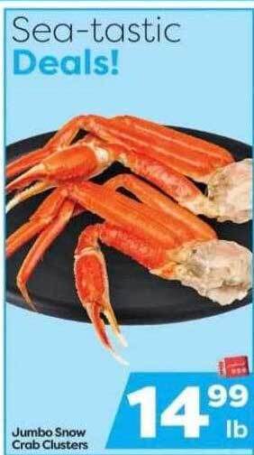Weis Markets Jumbo snow crab clusters offer