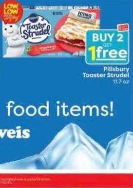 Weis Markets Pillsbury toaster strudel offer