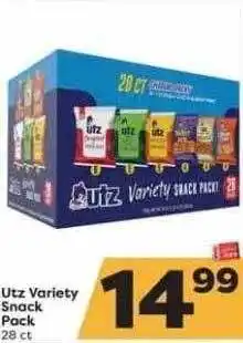 Weis Markets Utz variety snack pack offer