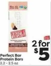 Weis Markets Perfect bar protein bars offer