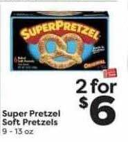 Weis Markets Super pretzel soft pretzels offer