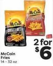 Weis Markets Mccain fries offer