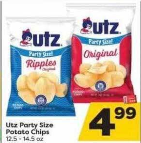 Weis Markets Utz party size potato chips offer