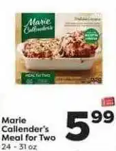 Weis Markets Marie callender's meal for two offer