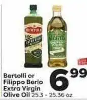 Weis Markets Bertolli or filippo berio, extra virgin olive oil offer