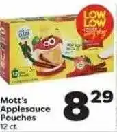 Weis Markets Mott's aplleasauce pouches offer