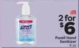 Weis Markets Purell hand sanitzer offer