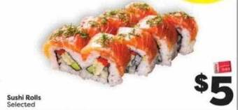 Weis Markets Sushi rolls offer