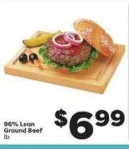 Weis Markets 96% lean ground beef offer