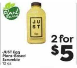 Weis Markets Just egg plant-based scramble offer