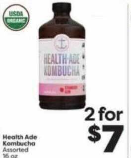 Weis Markets Health ade kombucha offer
