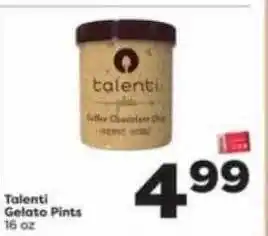 Weis Markets Tolenti gelato pints offer