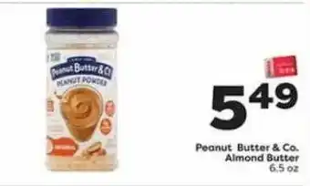 Weis Markets Peanut butter & co almond butter offer