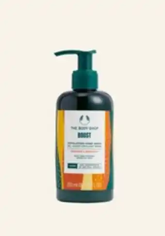 The Body Shop Boost exfoliating hand wash offer
