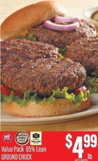 Chief Supermarket Value Pack 85% Lean Ground Chuck offer
