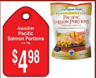 Super Saver Aquastar Pacific Salmon Portions offer
