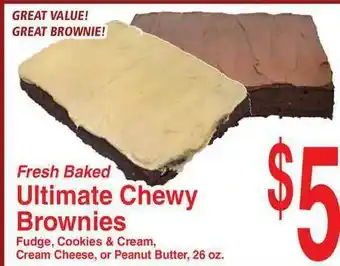 Super Saver Fresh Baked Ultimate Chewy Brownies offer