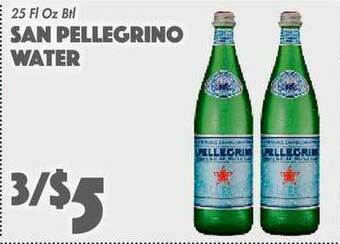 The Food Emporium San Pellegrino Water offer