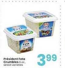 Albertsons Président feta crumbles offer