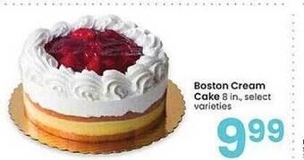 Albertsons Boston cream cake offer