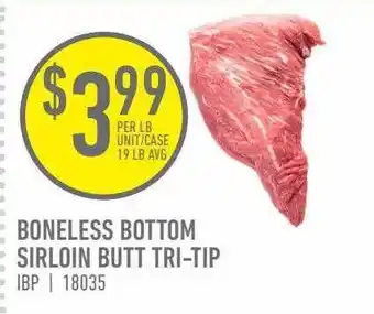 US Foods Chef's Store Boneless bottom sirloin butt tri-tip ibp offer