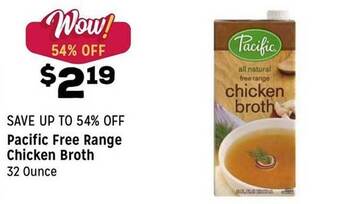 Grocery Outlet Pacific free range chicken broth offer