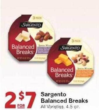 Market Street Sargento balanced breaks offer