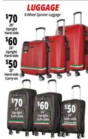 Ocean State Job Lot Luggage offer