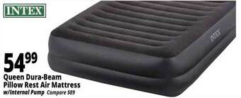 Ocean State Job Lot Queen dura-beam pillow rest air mattress offer