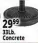 Ocean State Job Lot 33lb. concrete offer