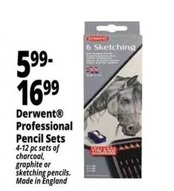 Ocean State Job Lot Derwent professional pencil sets offer