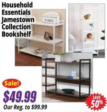 Ocean State Job Lot Household essentials jamestown collection bookshelf offer