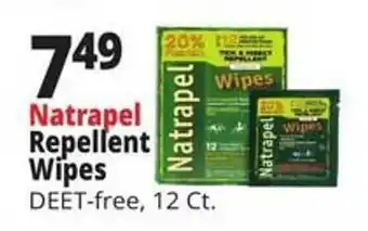 Ocean State Job Lot Natrapel repellent wipes offer