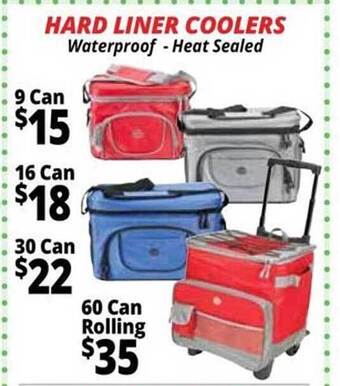 Ocean State Job Lot Hard liner coolers offer
