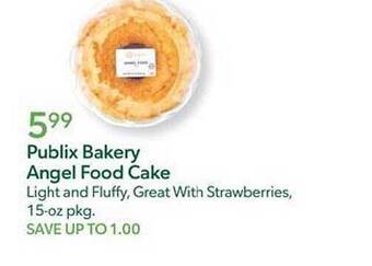 Publix Publix bakery angel food cake offer