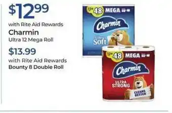 Charmin, bounty 8 double roll