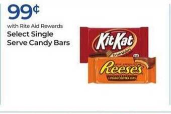 Rite Aid Single serve candy bars offer