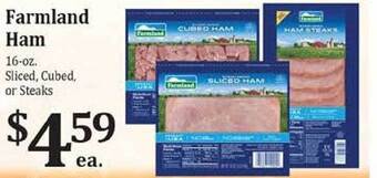 Rosauers Farmland ham offer