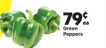 Save a Lot Green peppers offer