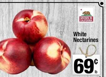 Super King Markets White nectarines offer