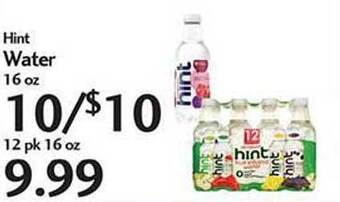 Sunset Foods Hint water offer