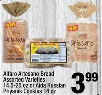 Super King Markets Alfaro artesano bread or aida russian priyanik cookies offer