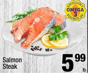Super King Markets Salmon steak offer