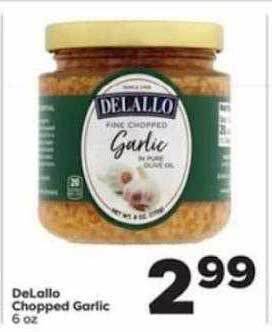 Weis Markets Delallo chopped garlic offer